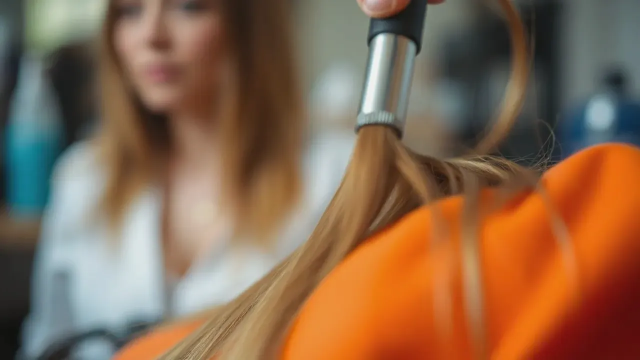 Equipment used for getting your hair done, photographed close up